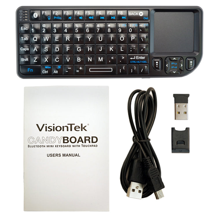 CANDYBOARD  Universal Wireless Bluetooth Mini QWERTY Keyboard  (Windows, Mac, Chrome, Android, iOS)