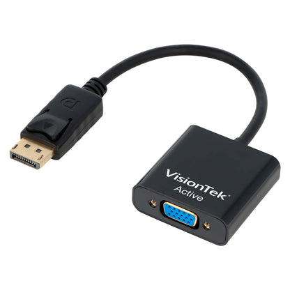 DisplayPort to VGA Active Adapter (M/F) - 7 inch