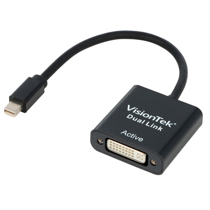 Mini DisplayPort to Dual Link DVI-D Active Adapter (M/F)