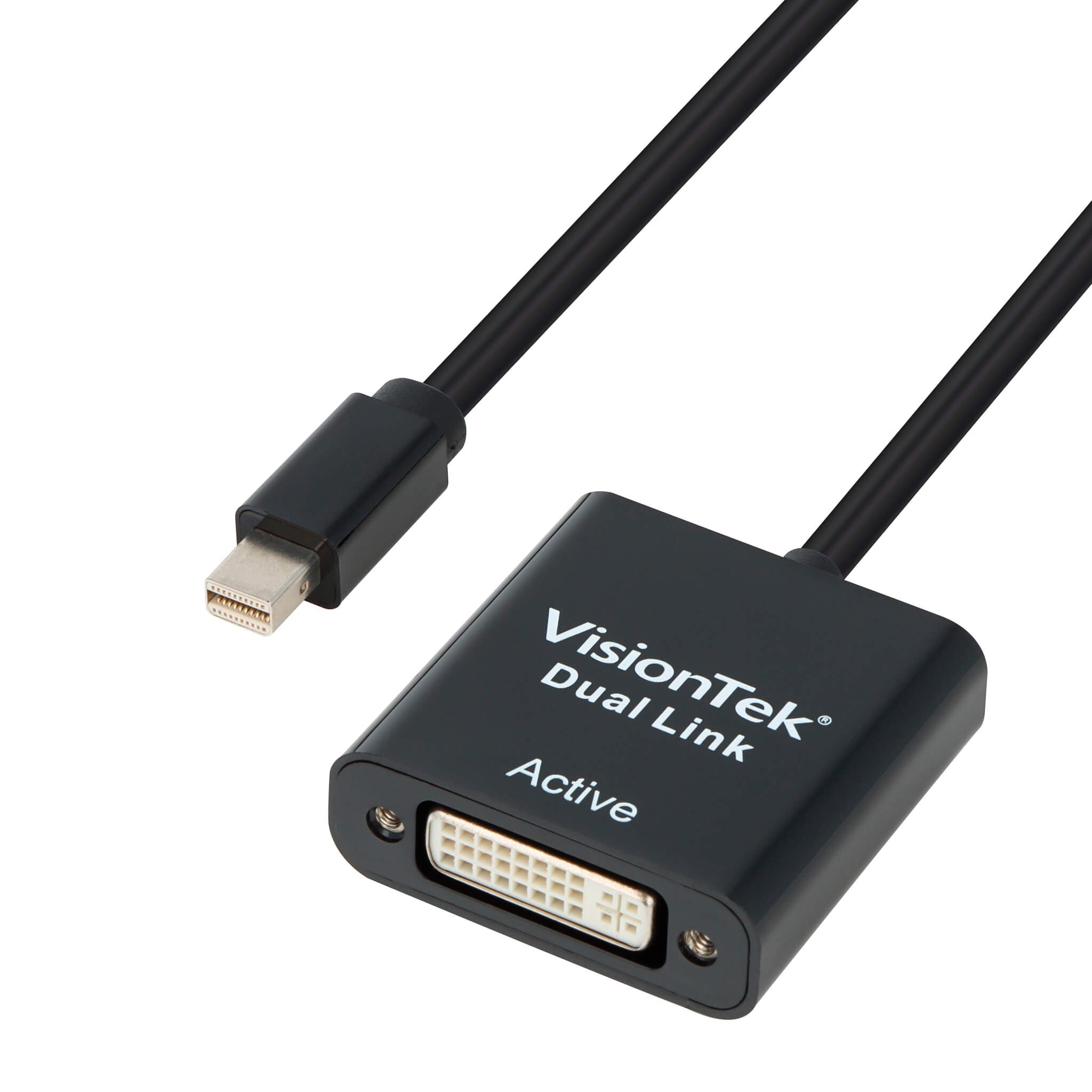 Mini DisplayPort to Link DVI-D Active Adapter (M/F) – VisionTek.com