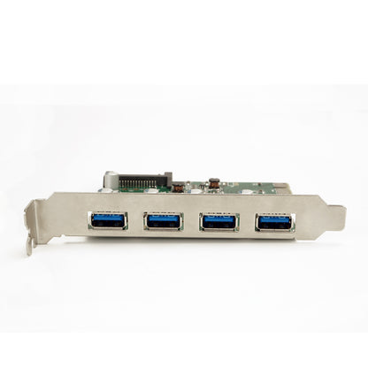 4 Port PCIe USB 3.0 Interface Expansion Card for PCs and Macs