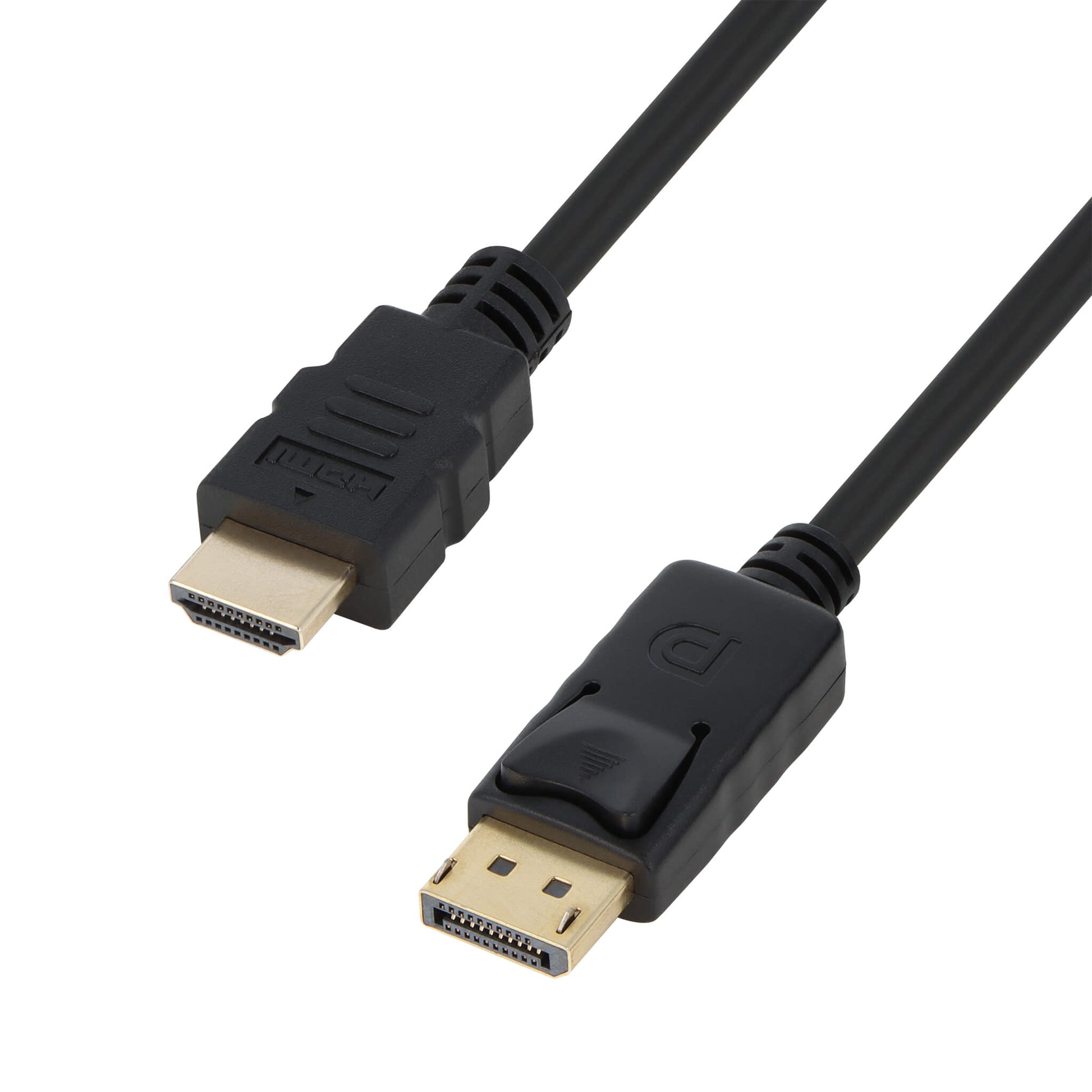 HDMI to DisplayPort Cable - HDMI to DP Adapter - Active Cable  (Male-to-Male) - 4K Compatible - 1.5M/5 ft - VisionTek