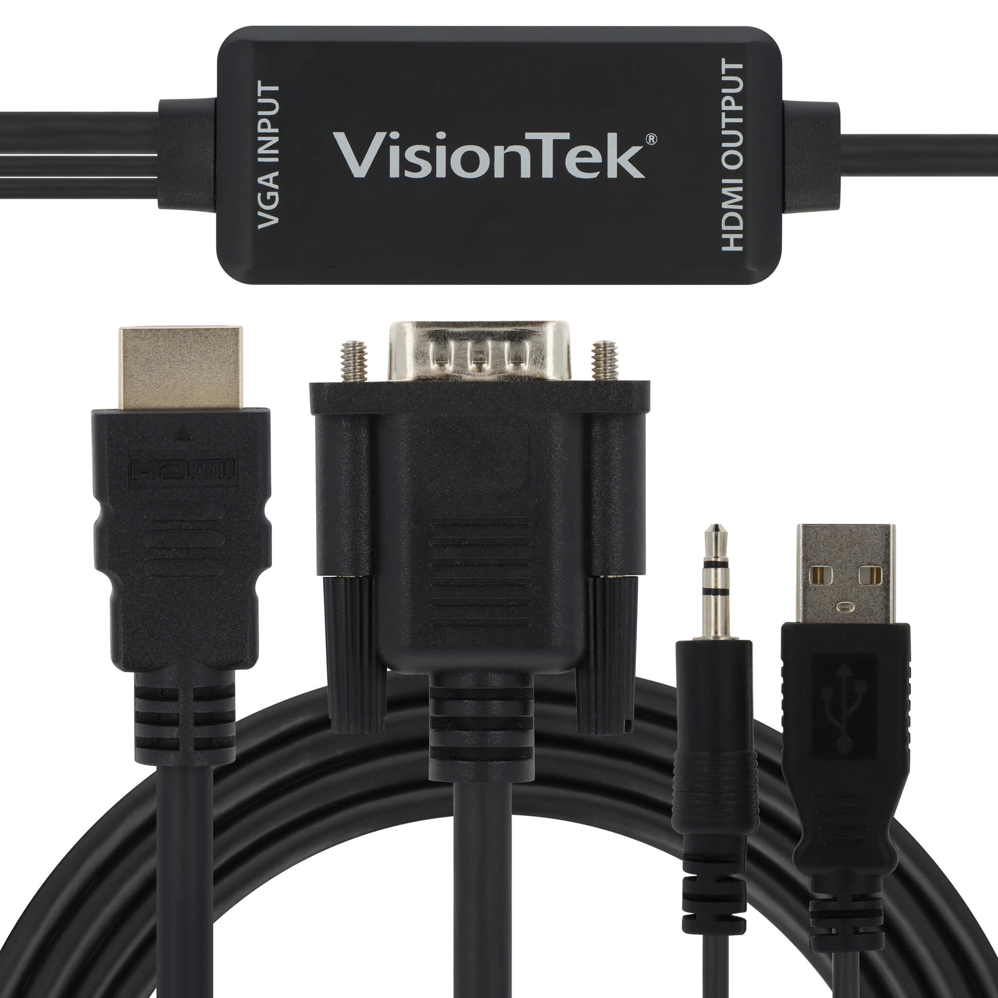 Dempsey glide Malawi VGA to HDMI 1.5M Active Cable (M/M) – VisionTek.com