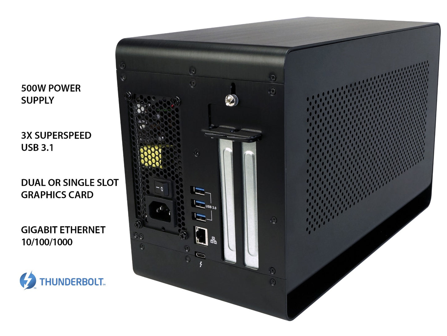 Thunderbolt™ 3 eGFX External GPU Enclosure 500W