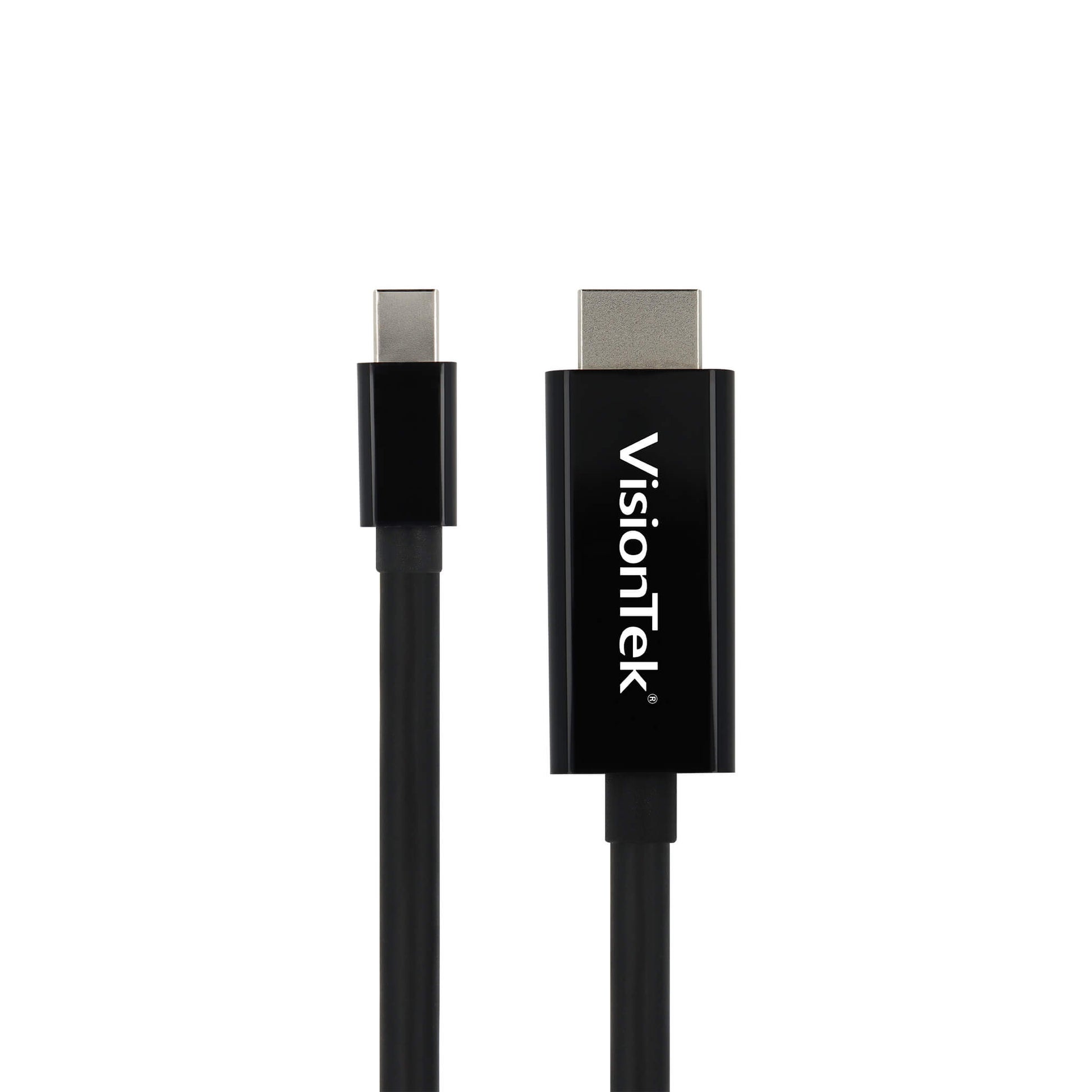 HDMI to DisplayPort Cable - HDMI to DP Adapter - Active Cable  (Male-to-Male) - 4K Compatible - 1.5M/5 ft - VisionTek