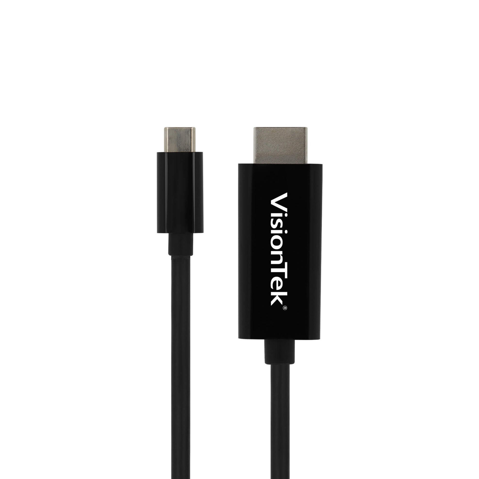 VisionTek 901219 2m Thunderbolt 3 USB-C to HDMI 2.0 M M Active Cable