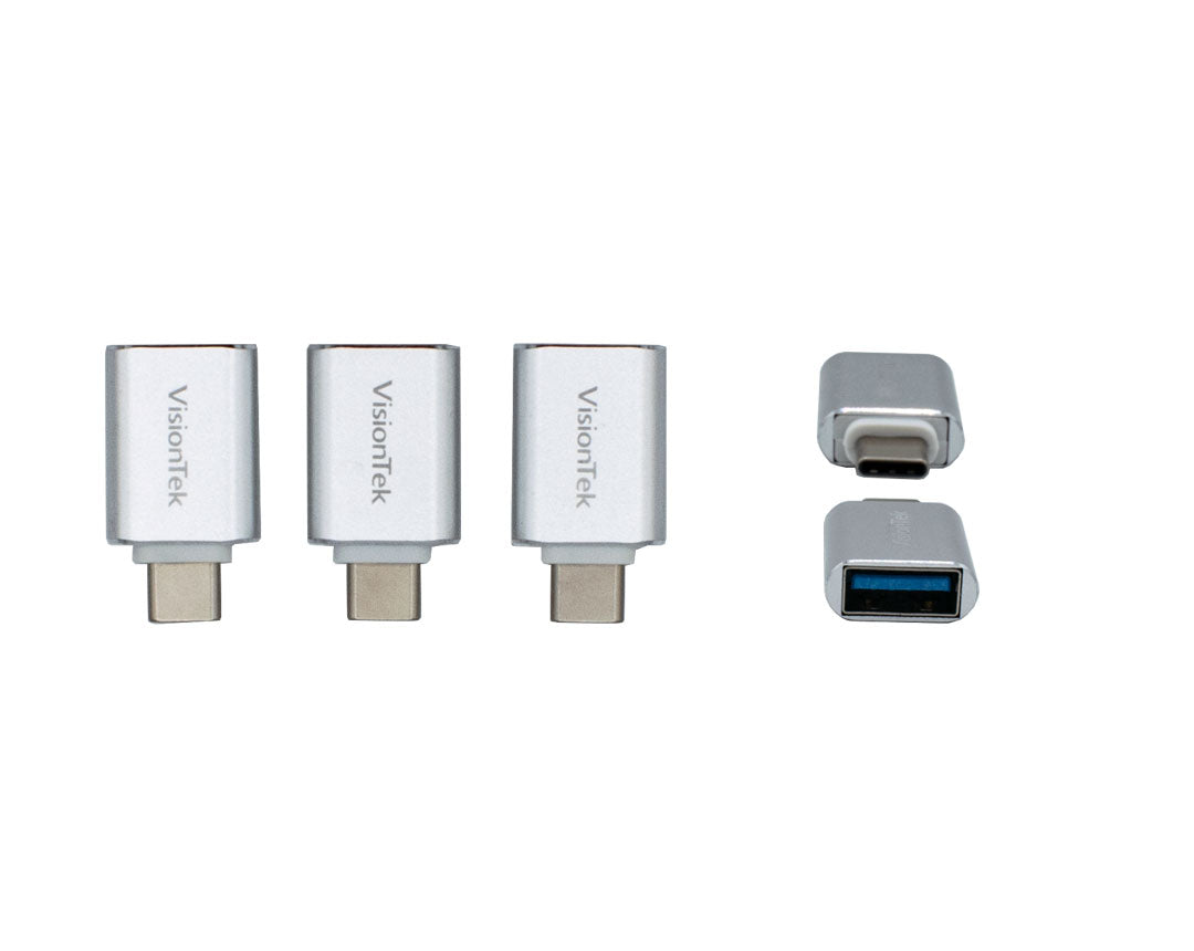 USB-C to USB-A Adapter (M/F) - 3 Pack