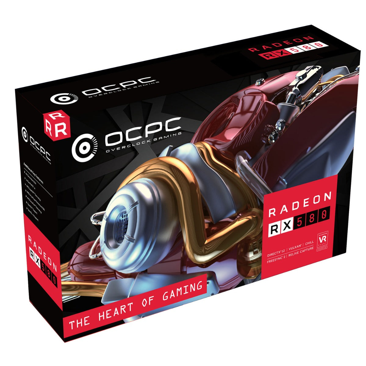 OCPC Radeon RX 580 8GB GDDR5 Metallic Shroud