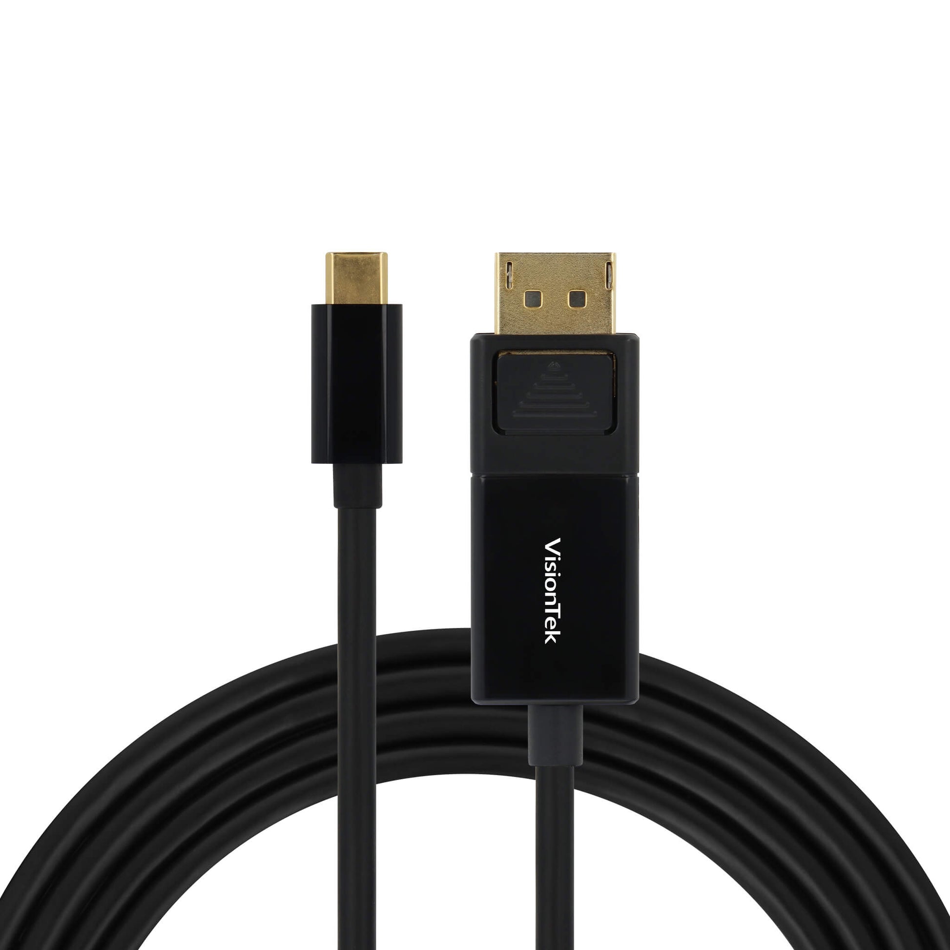 VisionTek - DisplayPort cable - DisplayPort (M) to DisplayPort (M) -  DisplayPort 1.4 - 15 ft - 4K60Hz (3840 x 2160) support, 8K30Hz (7680 x  4320) support