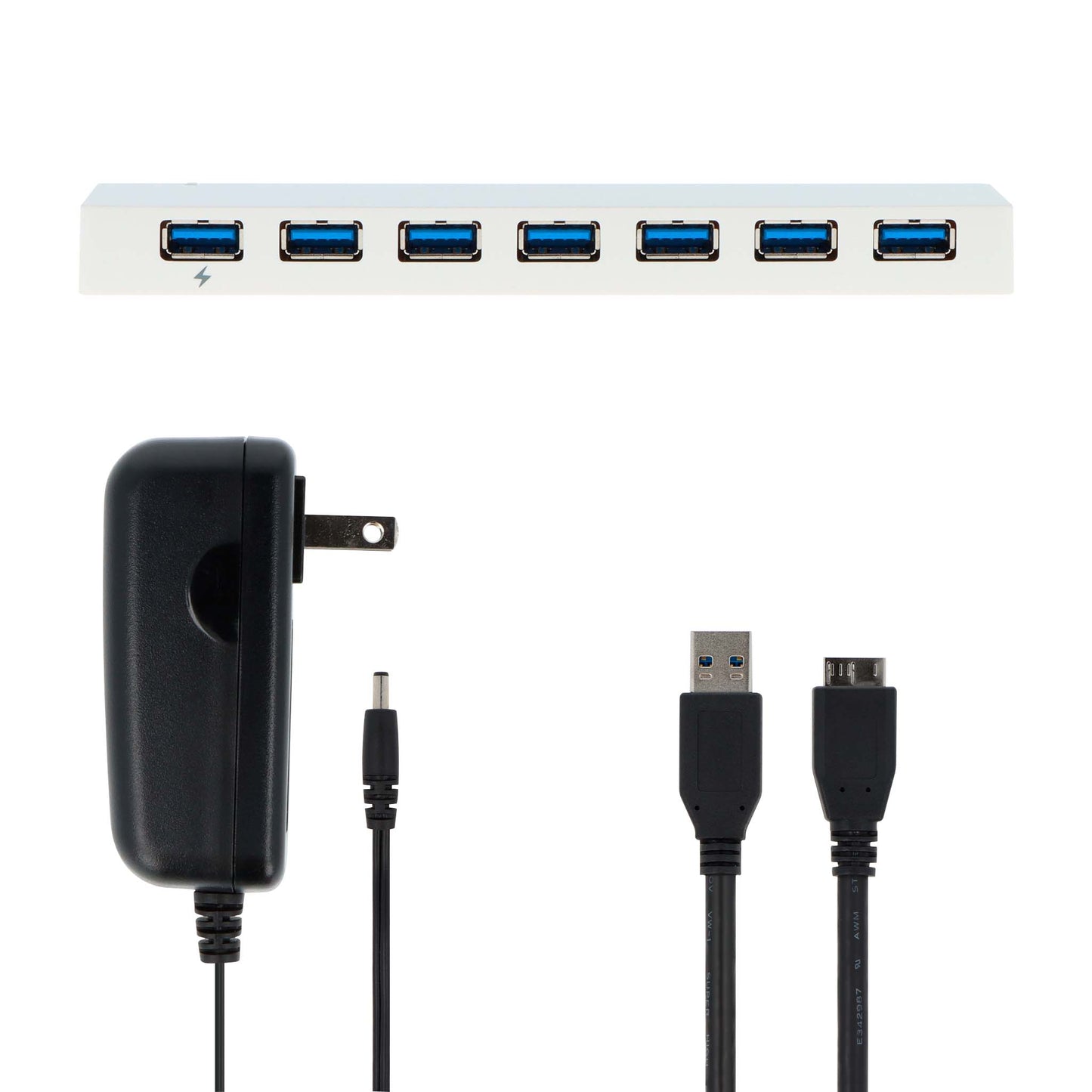 USB 3.0 SuperSpeed 7-Port Hub