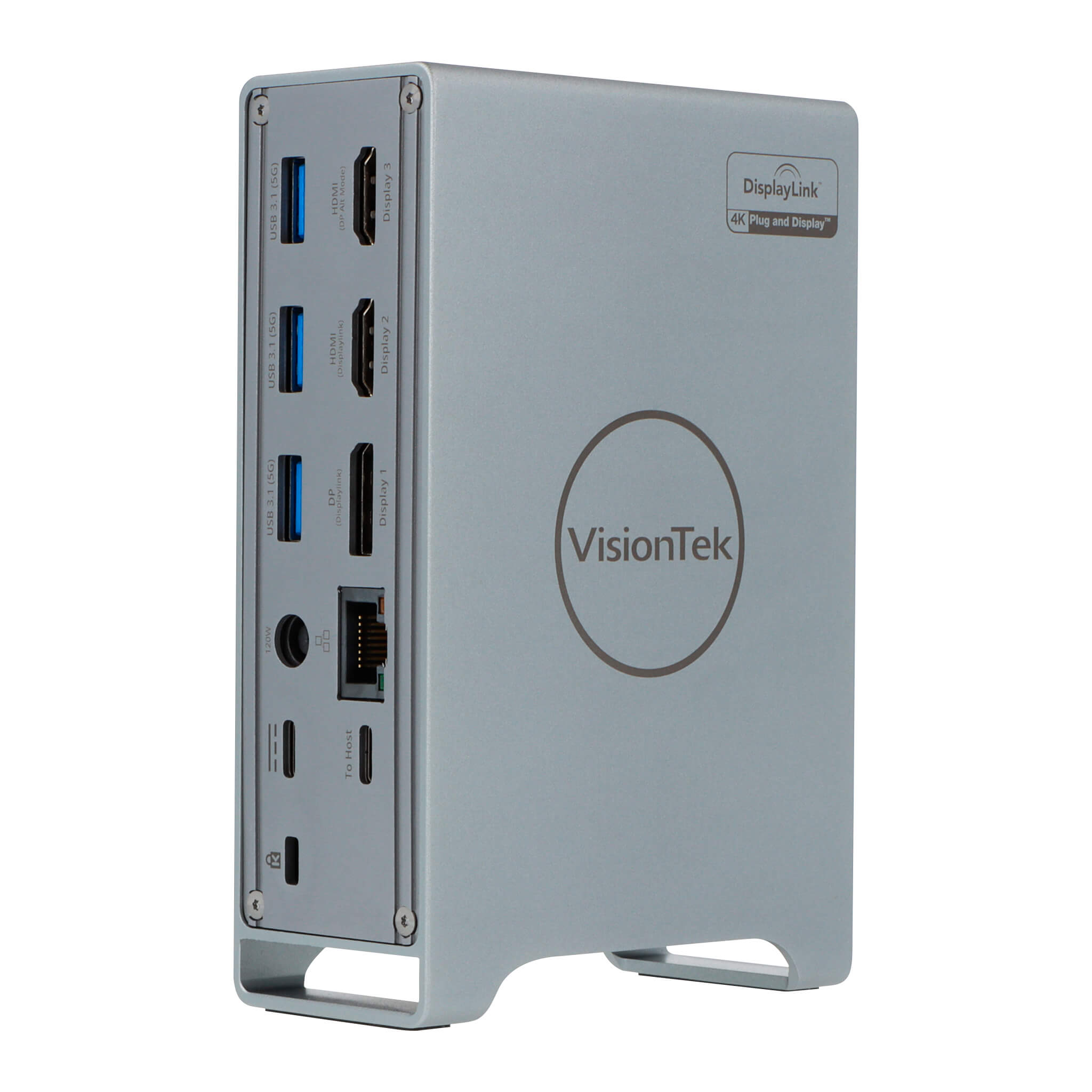 VT7100 Triple Display 4K USB-C Docking Station with 100W Power Deliver –