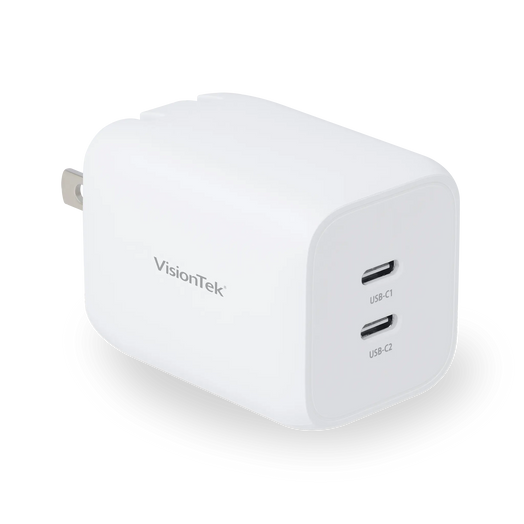 VisionTek 65W GaN Wall Charger (2 Port)