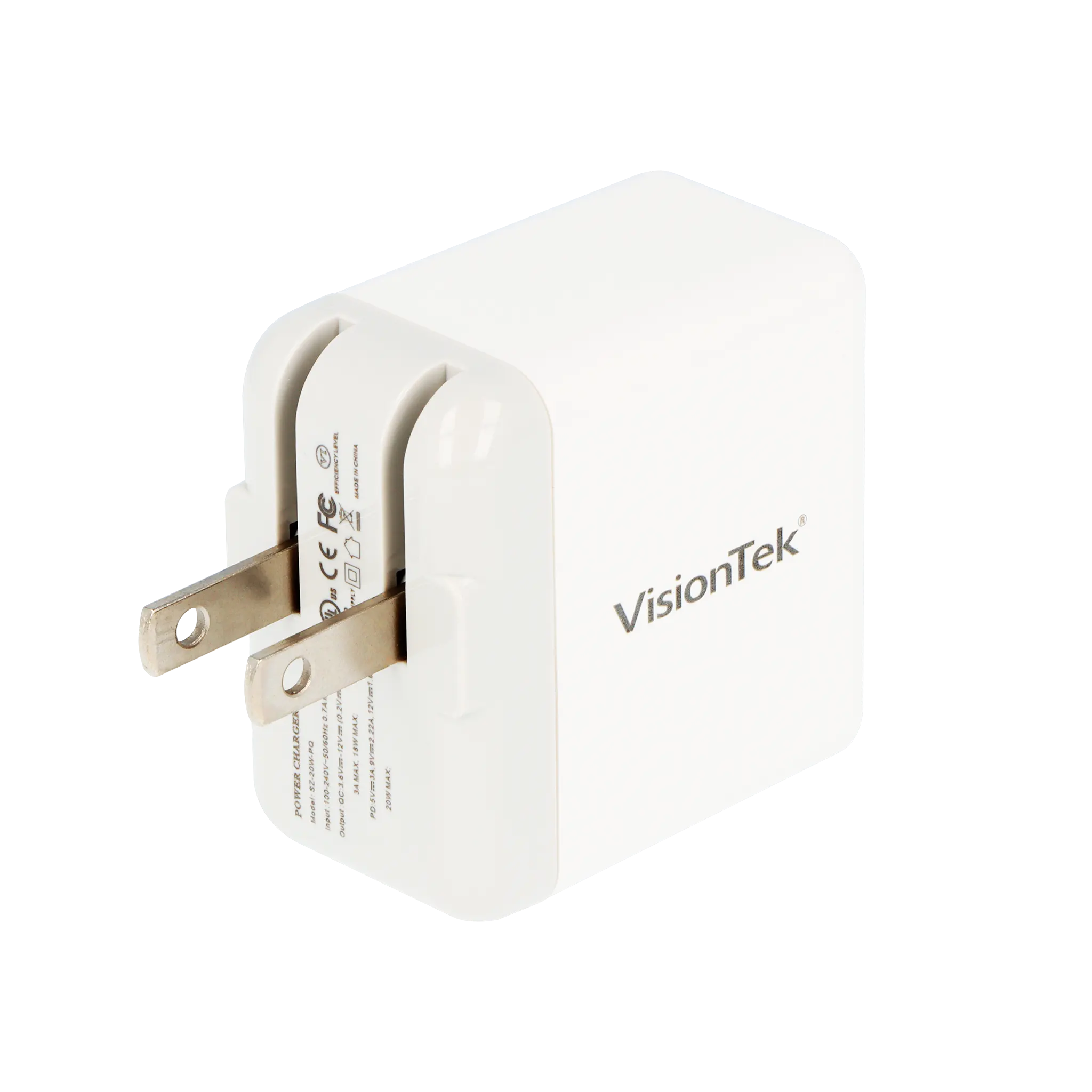 VisionTek 20W USB-C Power Adapter w/ USB-C Cable