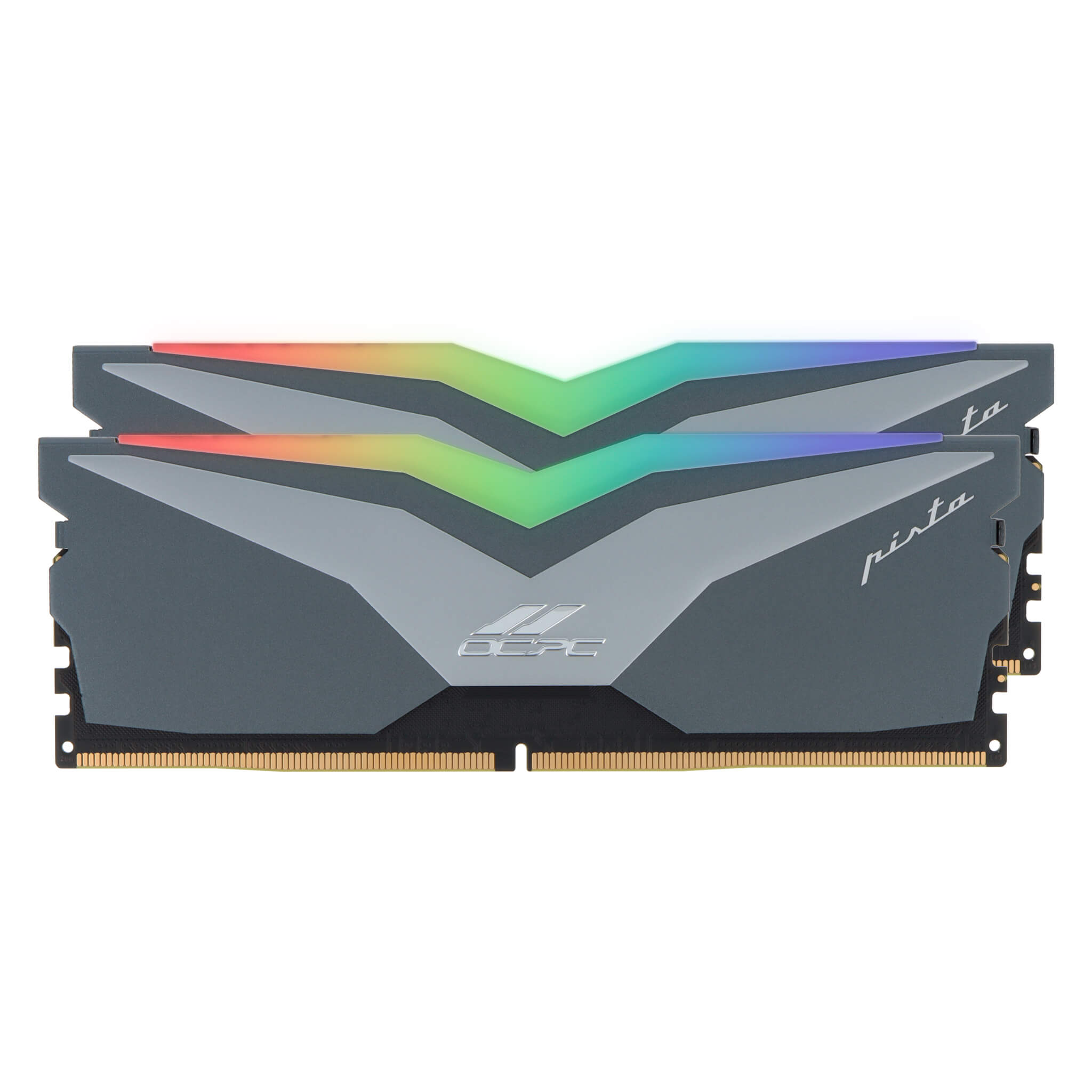 OCPC PISTA DDR5 RGB Memory - 32GB (2x16GB) - 5200MHz - CL36 - DIMM - Desktop