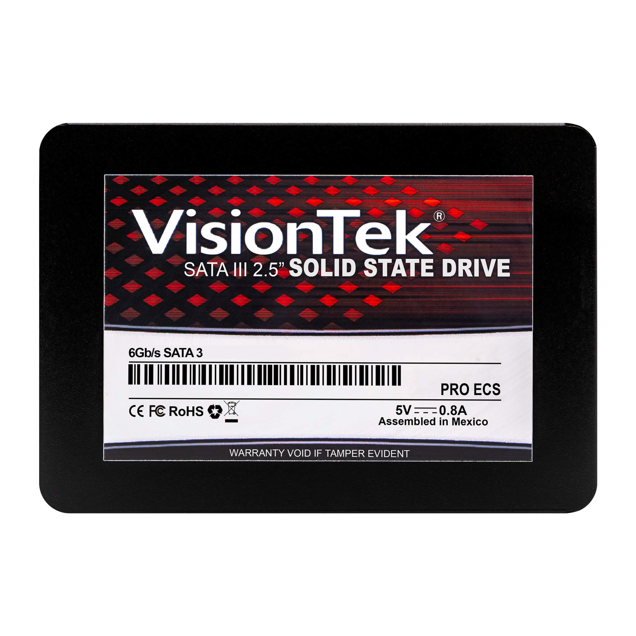 VisionTek Go Drive 2.5 "" 1TB SATA III内部固体ステートドライブ（SSD）900781 