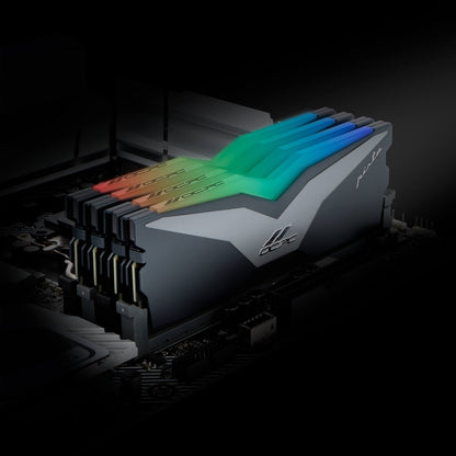 VisionTek.com - OCPC PISTA DDR5 RGB Memory - 16GB (2x8GB) - 5200MHz - CL36 - DIMM - Desktop