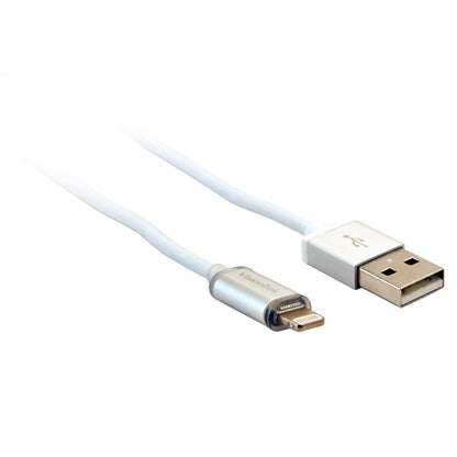 VisionTek.com - VisionTek Lightning to USB Smart LED Cable | 6 ft 6 Inch (2M) | MFi Certified | LED Charging Indicator | USB - A to Lightning | Compatible with iPhone & iOS Devices